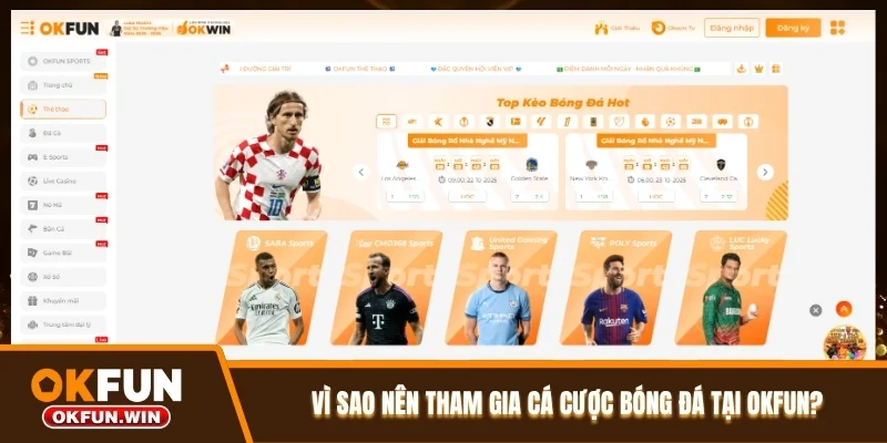 Vì sao nên tham gia cá cược bóng đá tại OKFUN?